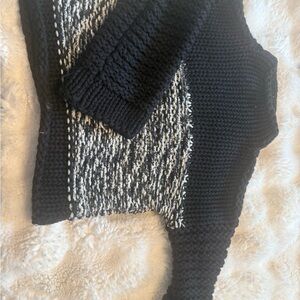 Black and White Women's Sweater
